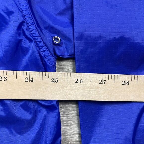 Vintage Wilson Jacket Mens Extra Large Bue Windbreaker Full Zip Hooded - Picture 8 of 10